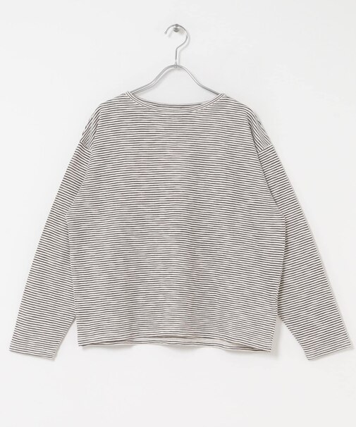 スラブミジンボーダーTシャツ