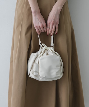 『撥水』ポケットデザインナイロンバッグ