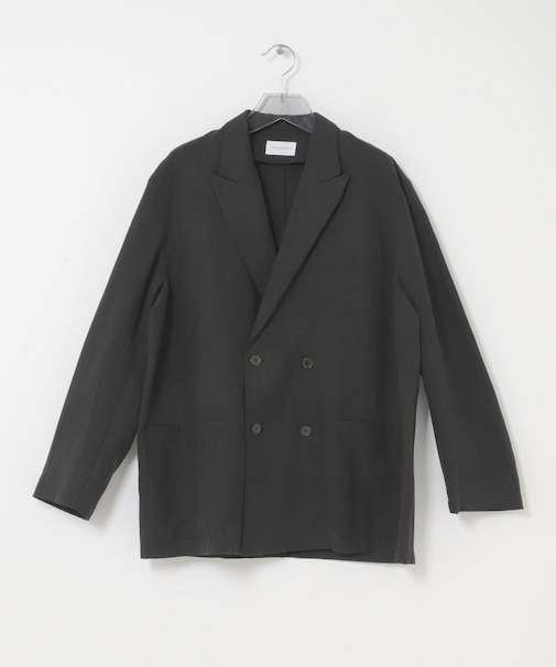 new basic　SILK LINEN DOUBLE SHIRTS JACKET