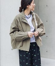 撥水/防花粉スタンドブルゾン