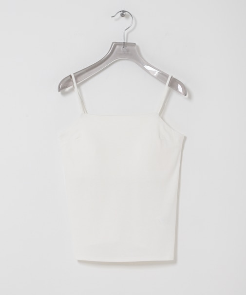 カップ付きバックオープンキャミソール