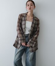 シアーテーラードジャケット