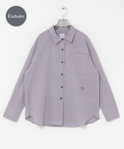 『別注』PICCA×URBAN RESEARCH　レギュラーカラールーズシャツ