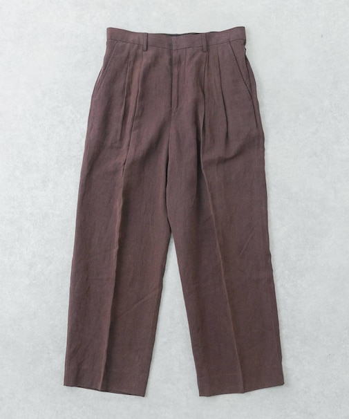 new basic SILK LINEN TROUSER