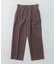 new basic　SILK LINEN TROUSER