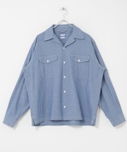 ARMY TWILL　CHAMBRAY OPEN COLLAR SHIRTS