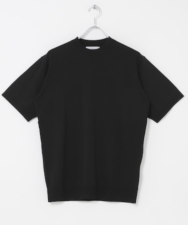 LIFE STYLE TAILOR　ハイゲージクルーネック半袖ニット