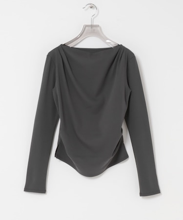 2WAYドレープカットソー