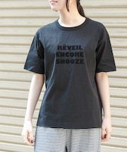 FORK&SPOON フロッキーロゴショートスリーブTシャツ