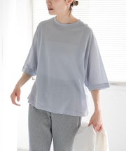 FORK&SPOON　シアー裏毛プルオーバー