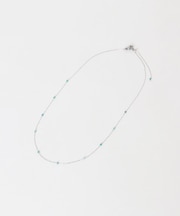 天然石ステーションネックレス