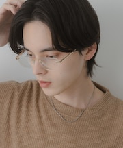 リムレスサングラス