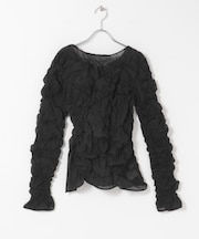 Mewl　シャーリング トップス