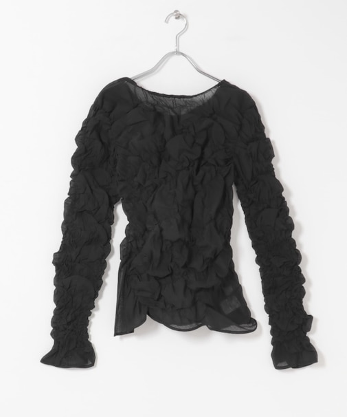 Mewl　シャーリング トップス