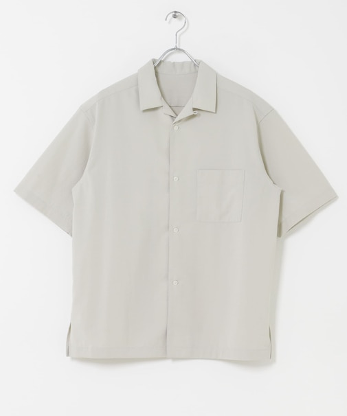 クイックドライ オープンカラーショートスリーブシャツ