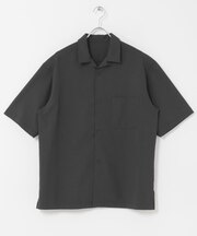 クイックドライ オープンカラーショートスリーブシャツ