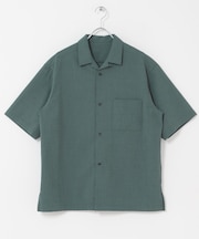 クイックドライ オープンカラーショートスリーブシャツ