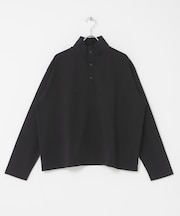 ハーフボタンプルオーバー