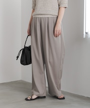 『UR TECH』完声/涼ギャザーワイドパンツ