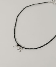 ミニチャームビーズネックレス