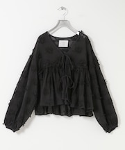crinkle crinkle crinkle　3D EMBROIDERY BOLERO