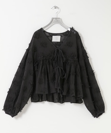 crinkle crinkle crinkle 3D EMBROIDERY BOLERO