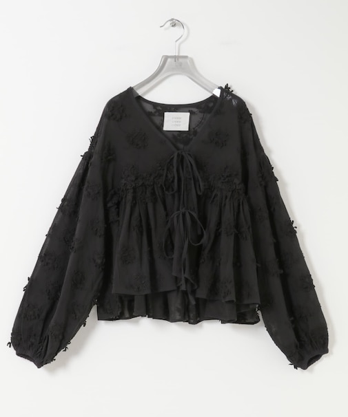 crinkle crinkle crinkle 3D EMBROIDERY BOLERO