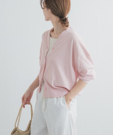 『UR TECH』サマシェアニットカーディガン