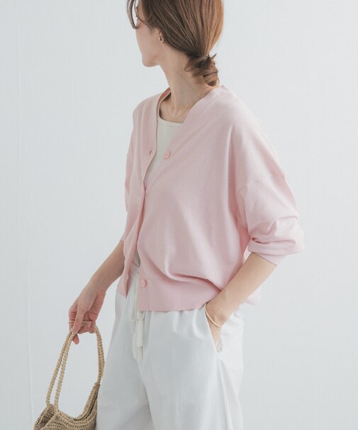 『UR TECH』サマシェアニットカーディガン