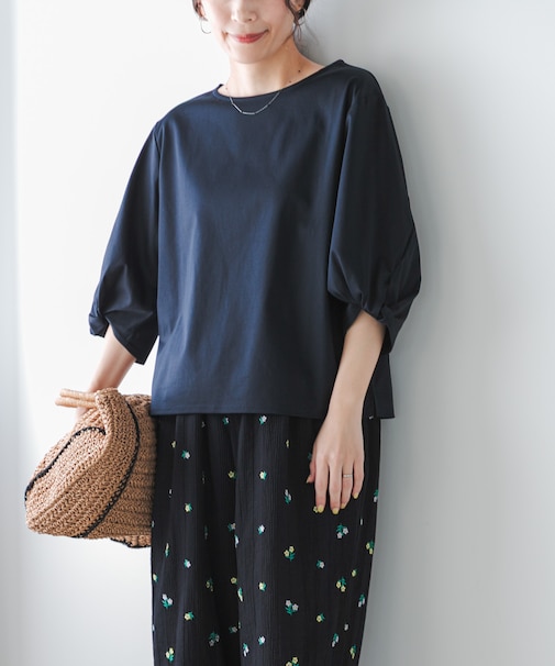 『UR TECH』サマシェアツイストスリーブプルオーバー