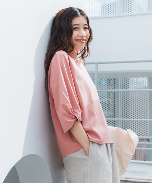 『UR TECH』サマシェアツイストスリーブプルオーバー