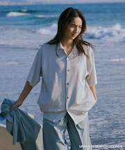 『UR TECH』 サマシェア ニットカーディガン