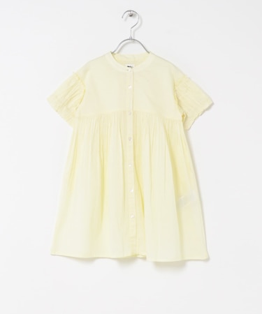 『親子リンク』コットンボイルパフスリーブワンピース(KIDS)