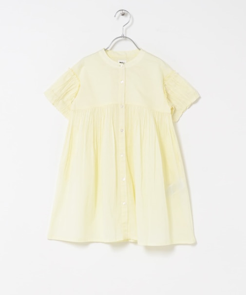 『親子リンク』コットンボイルパフスリーブワンピース(KIDS)