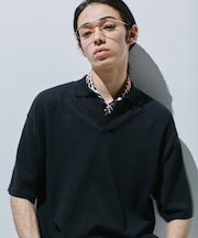 『UR TECH』サマシェア スキッパーニット