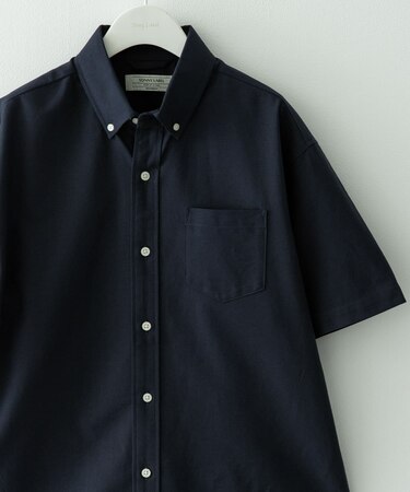 抗菌オックスボタンダウン半袖シャツ