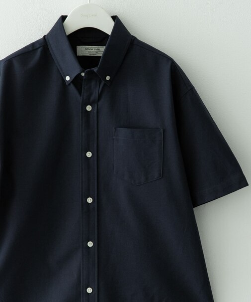 抗菌オックスボタンダウン半袖シャツ