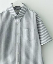 抗菌オックスボタンダウン半袖シャツ