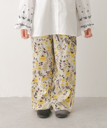 『親子リンク』フラワープリントイージーパンツ(KIDS)