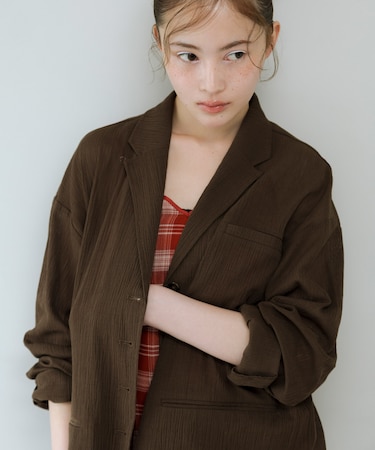 シアーライトテーラードジャケット