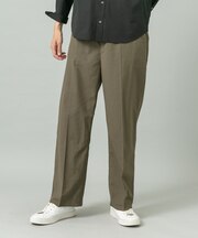 『XLサイズあり』アーバンリラックスリネンストレートパンツ
