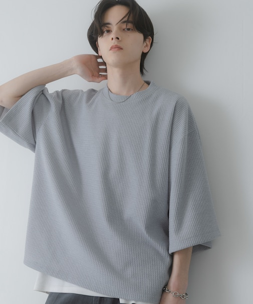 ソフトワッフルエクストラルーズTシャツ