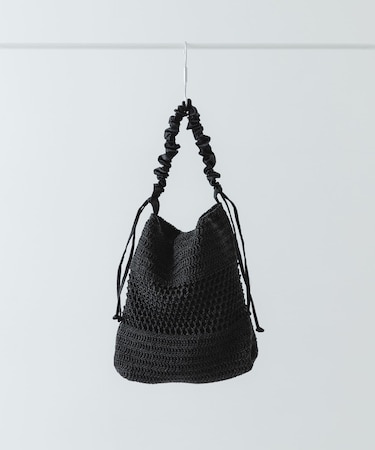 2WAYギャザーショルダーラメバッグ