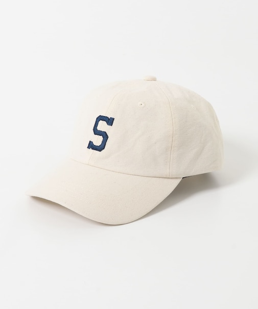 ウォッシュドコットン刺繍キャップ