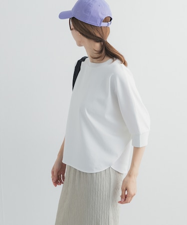 ニットドッキングドルマン プルオーバー