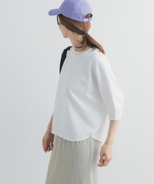 ニットドッキングドルマン プルオーバー