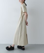 『洗濯可』フォルムニットワンピース