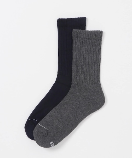 HANES　クルーソックス2P