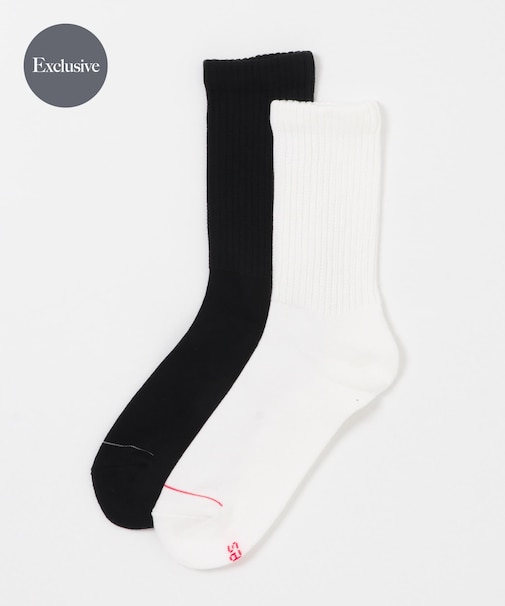 『別注』HANES×DOORS　クルーソックス2P