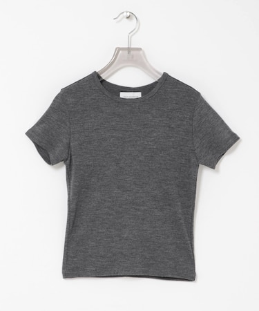 new basic　WASHABLE WOOL BABY T-SHIRTS